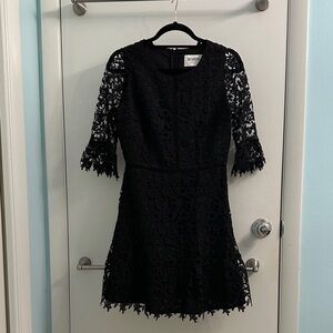 BB Dakota Black Lace Mini Dress